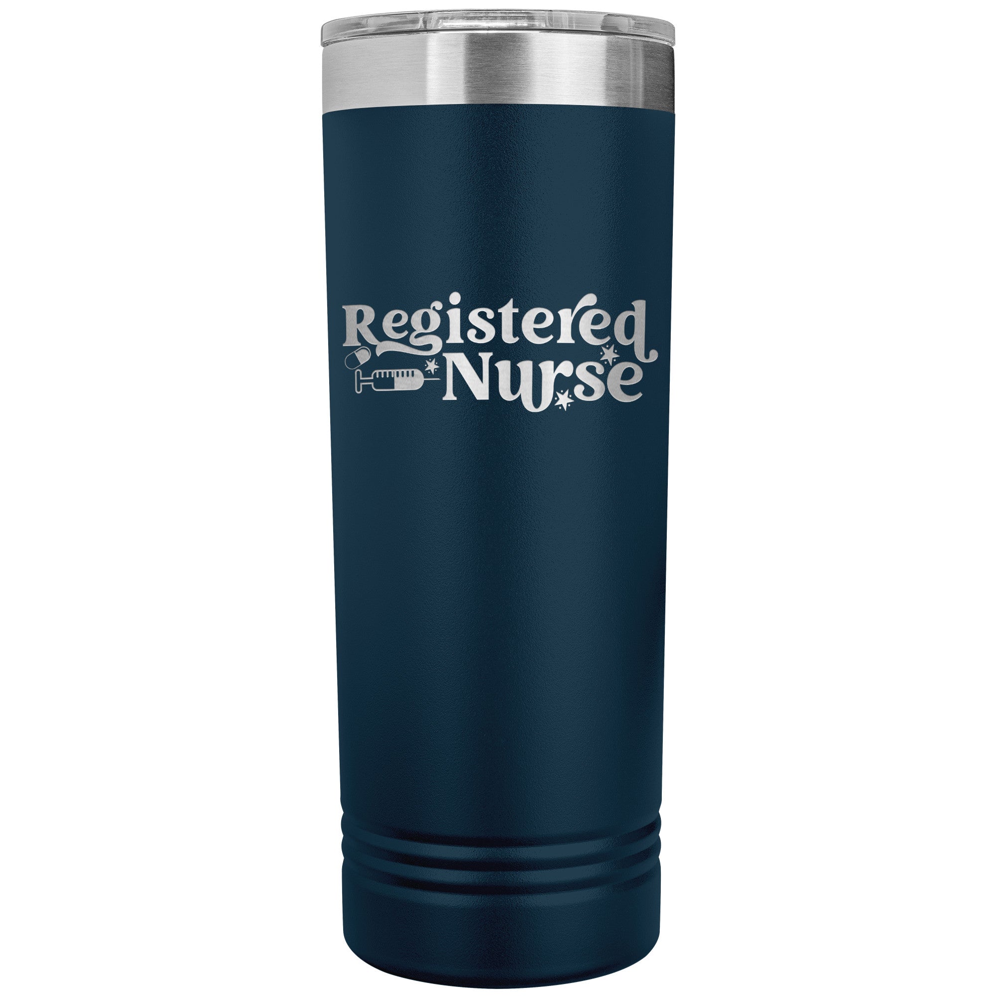Stay Energized On-the-Go with our 22oz Registered Nurse Skinny Tumbler