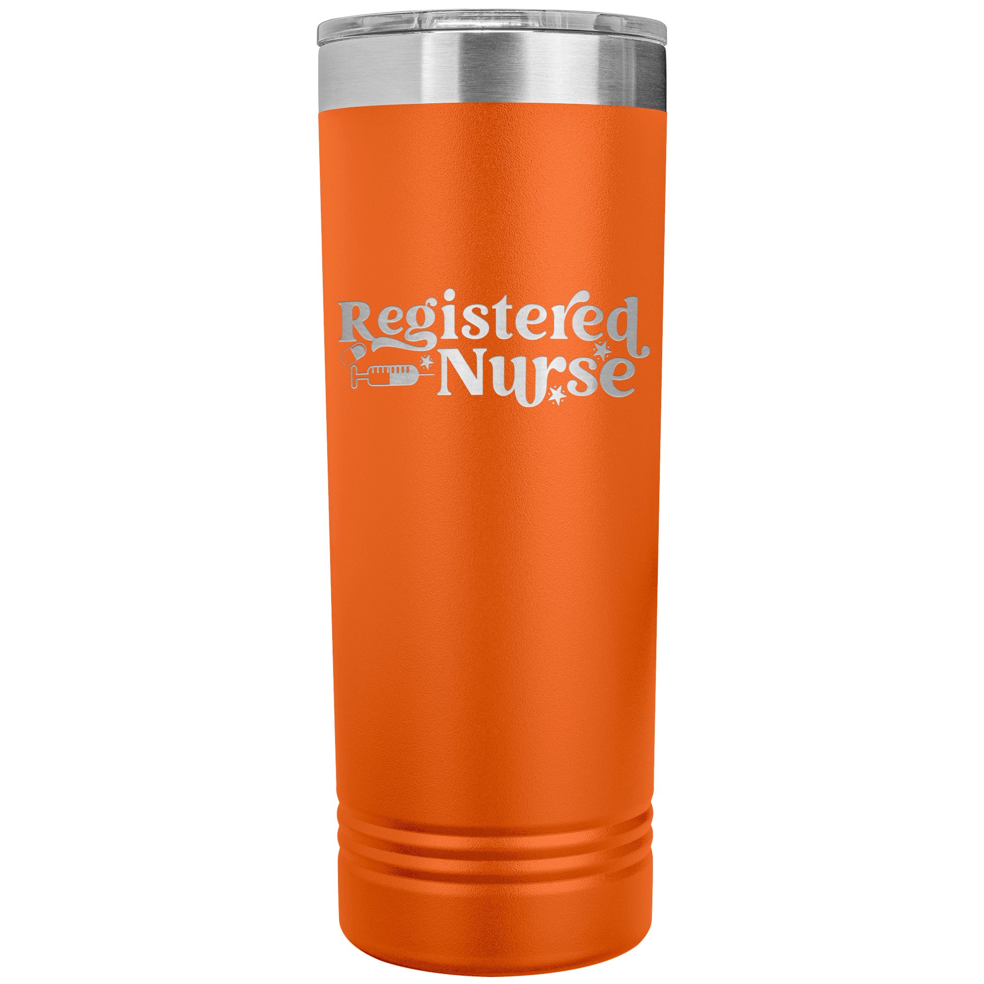 Stay Energized On-the-Go with our 22oz Registered Nurse Skinny Tumbler