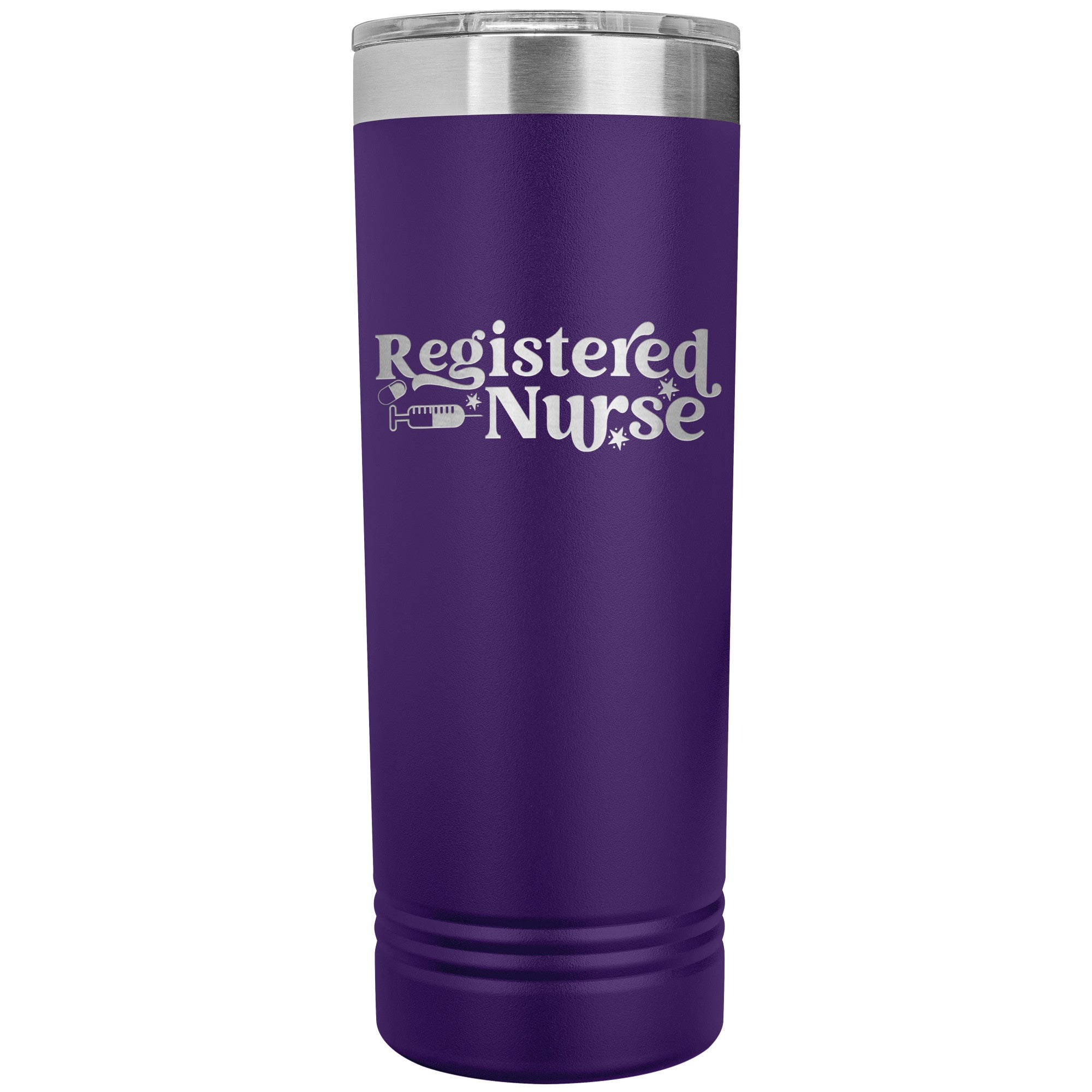 Stay Energized On-the-Go with our 22oz Registered Nurse Skinny Tumbler
