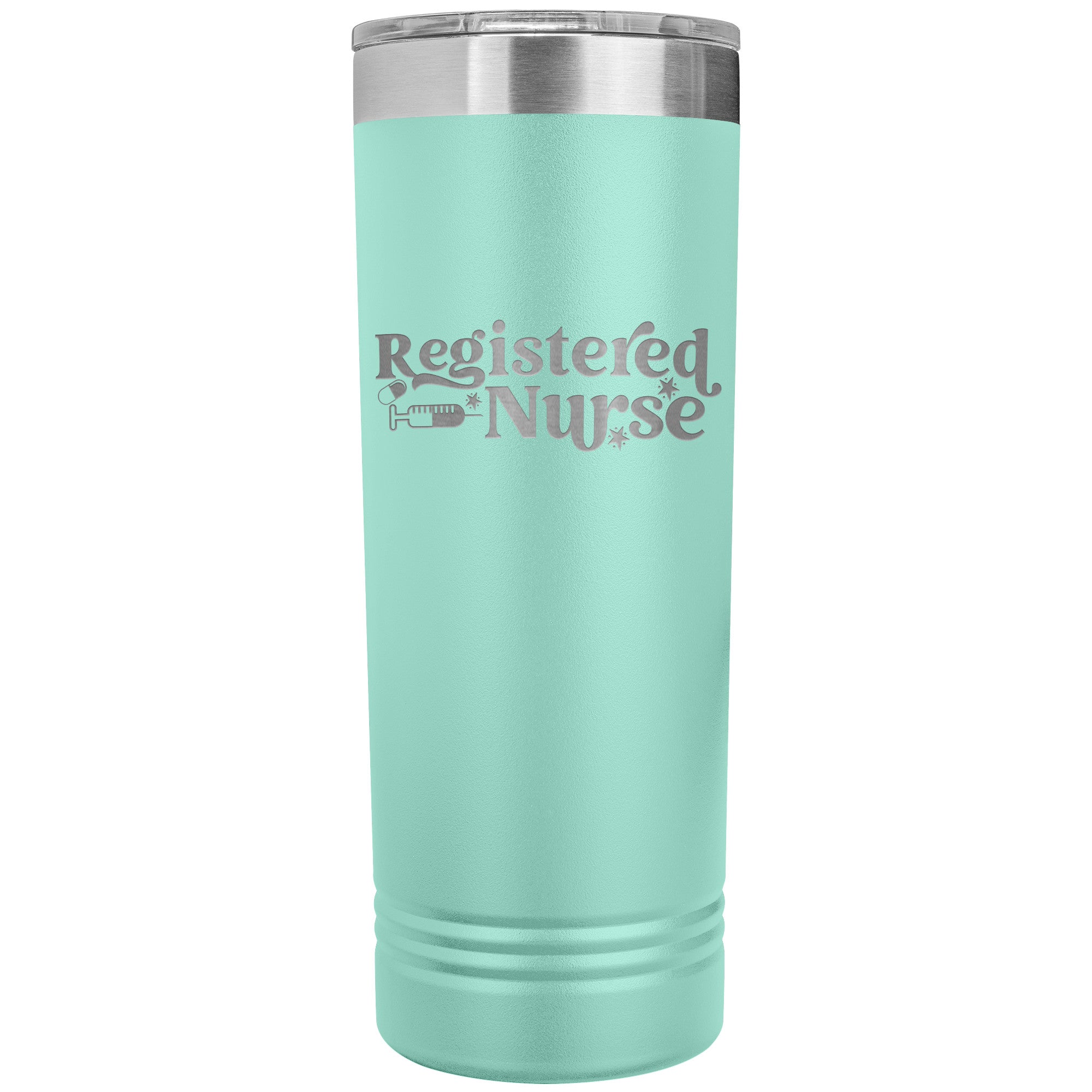 Stay Energized On-the-Go with our 22oz Registered Nurse Skinny Tumbler