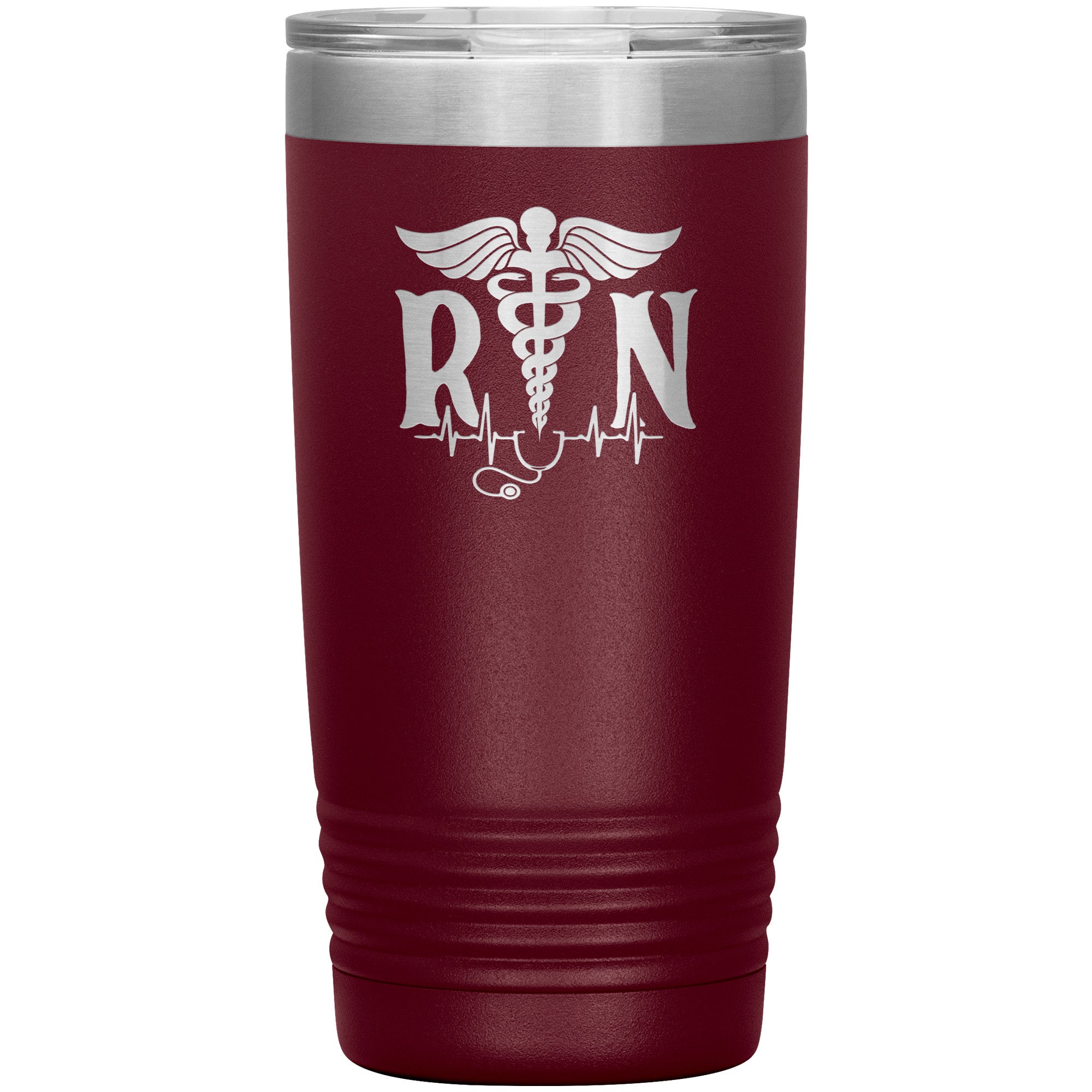 Stay Energized on Shifts with Our RN 20oz Insulated Tumbler