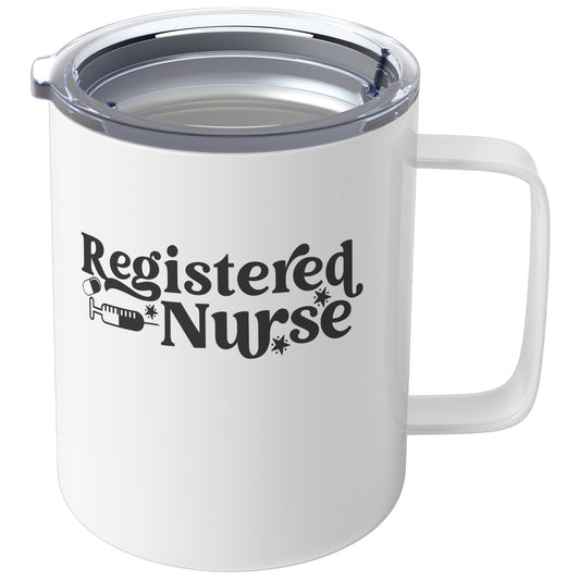 Stay Energized with our 10 oz Insulated Coffee Mug for Registered Nurses