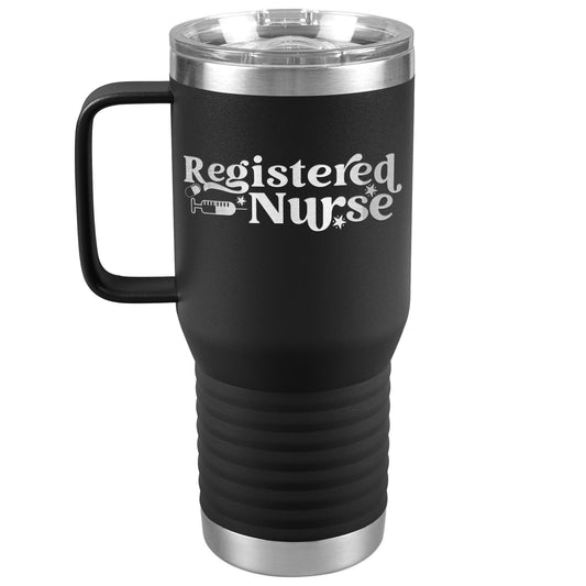 Stay Refreshed On the Go with Our Registered Nurse 20oz Travel Tumbler