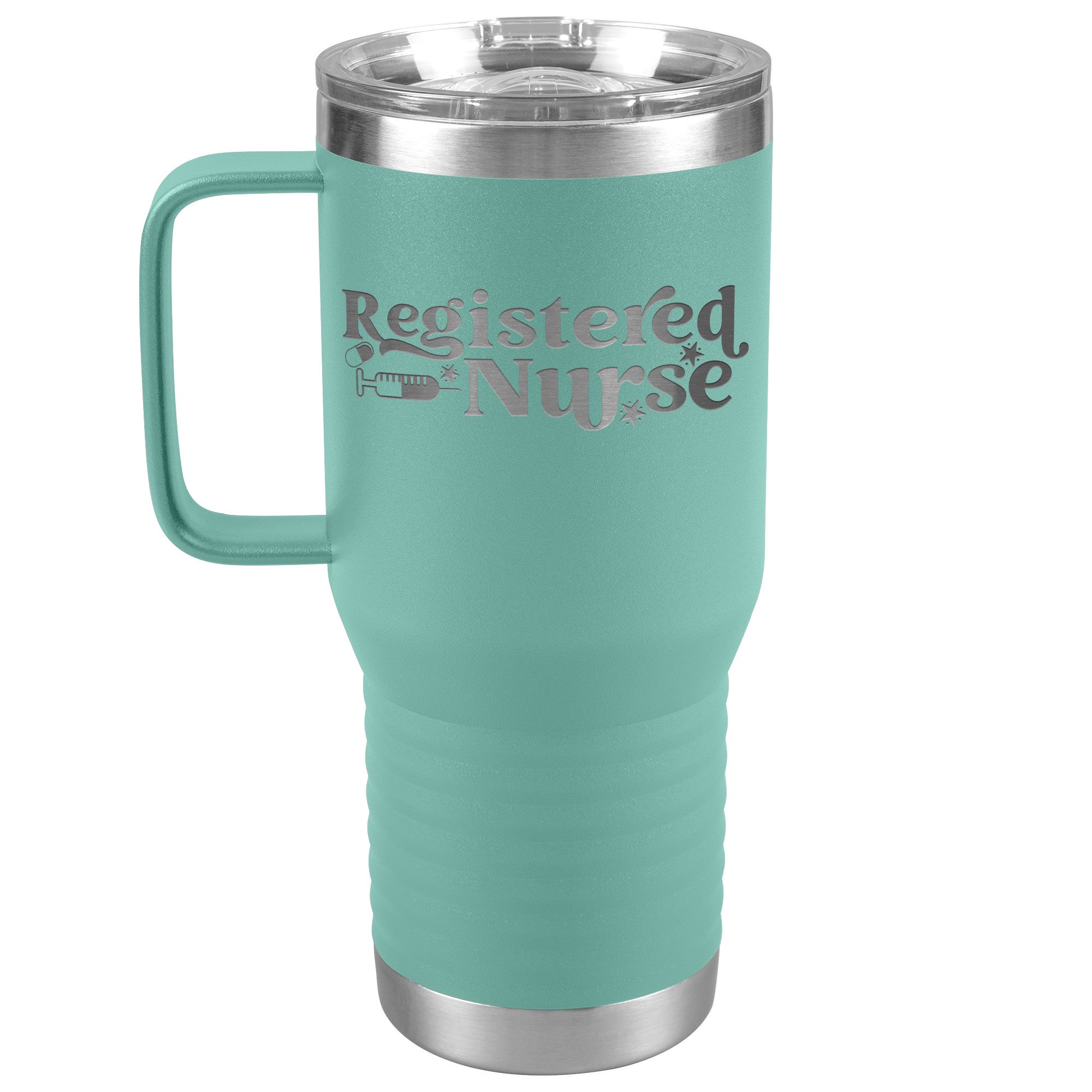 Stay Refreshed On the Go with Our Registered Nurse 20oz Travel Tumbler