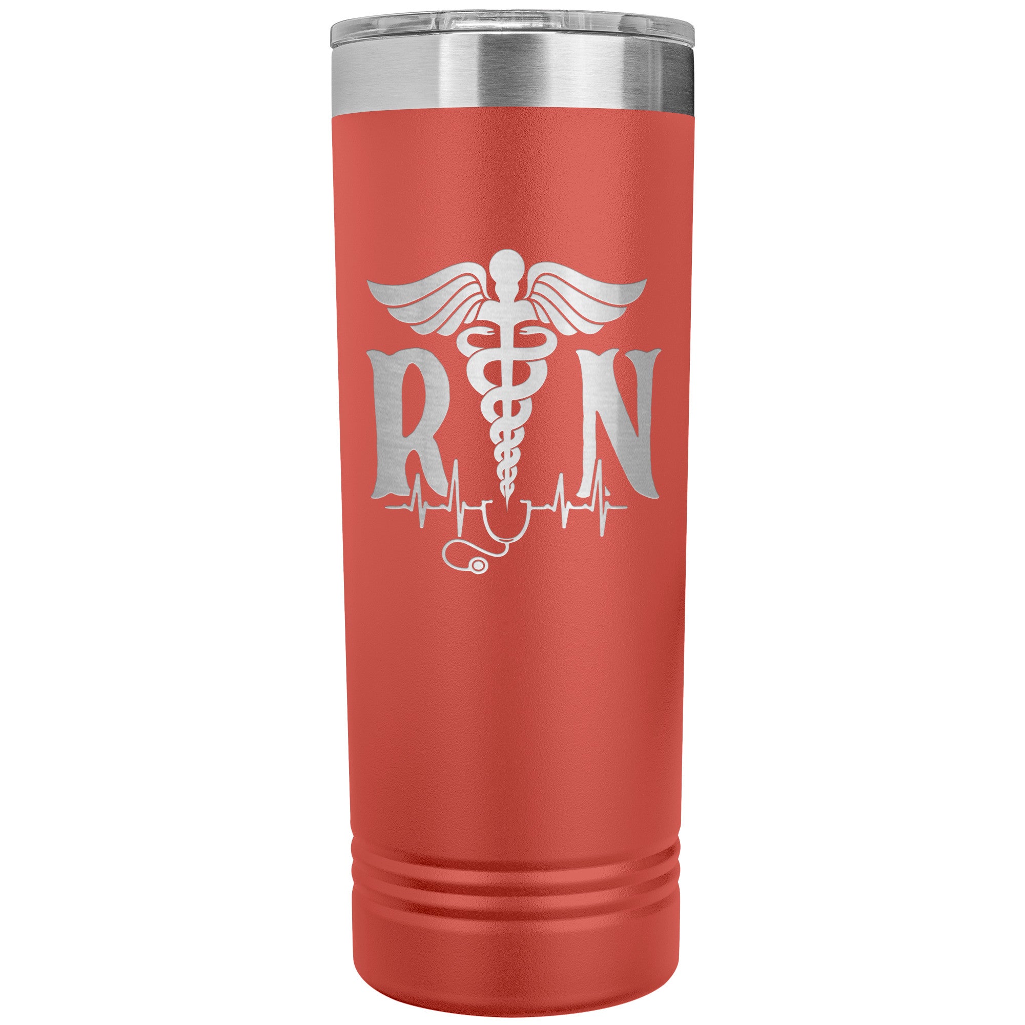 Stay Refreshed on Shift with our 22oz Registered Nurse Skinny Tumbler