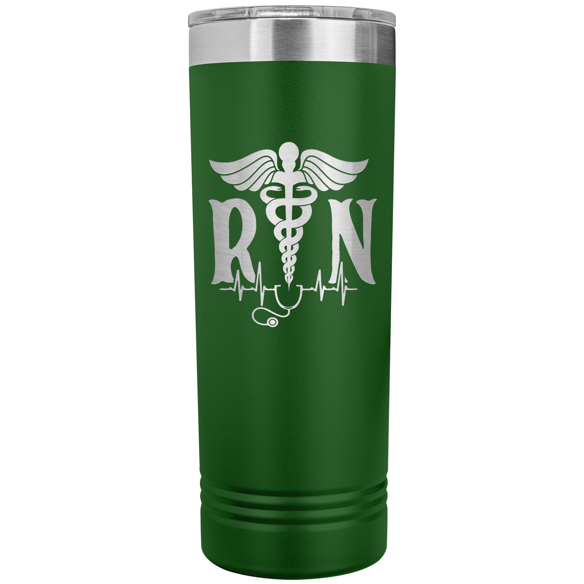 Stay Refreshed on Shift with our 22oz Registered Nurse Skinny Tumbler