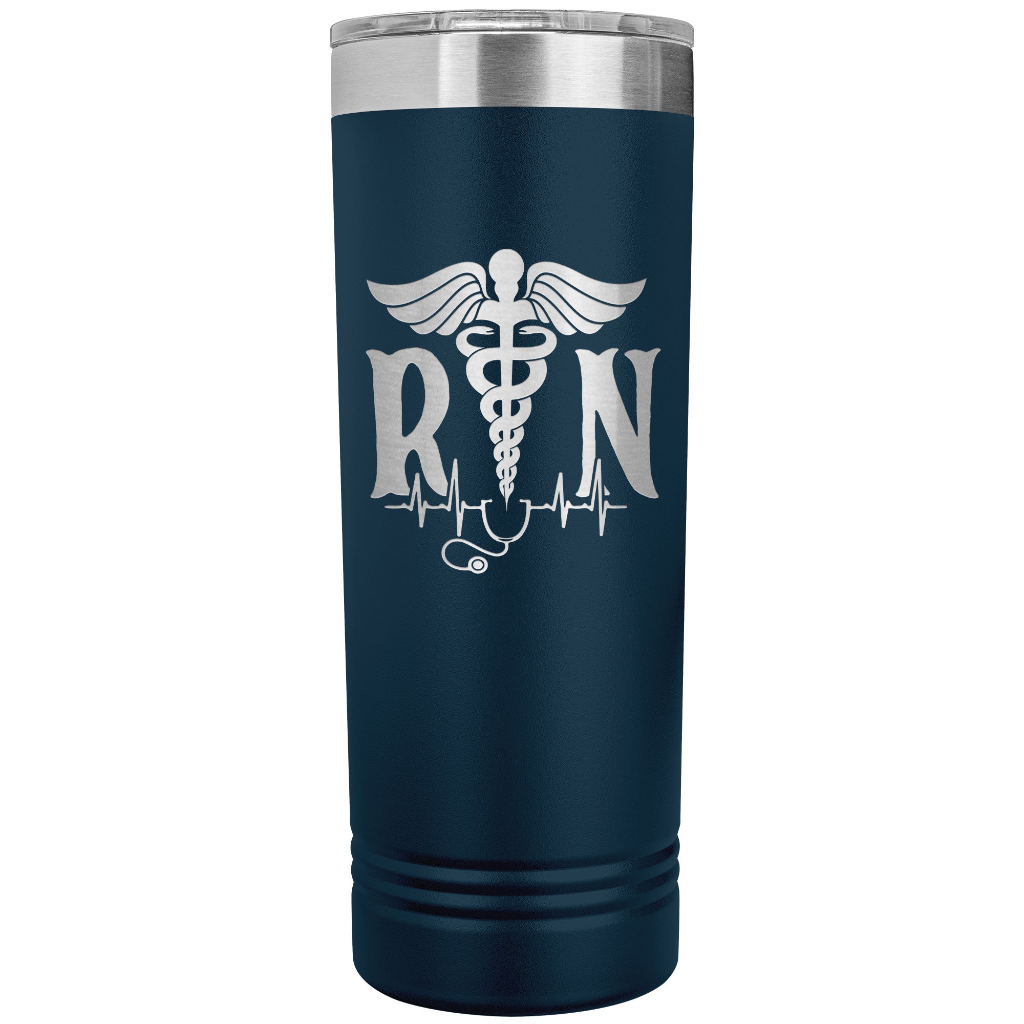 Stay Refreshed on Shift with our 22oz Registered Nurse Skinny Tumbler