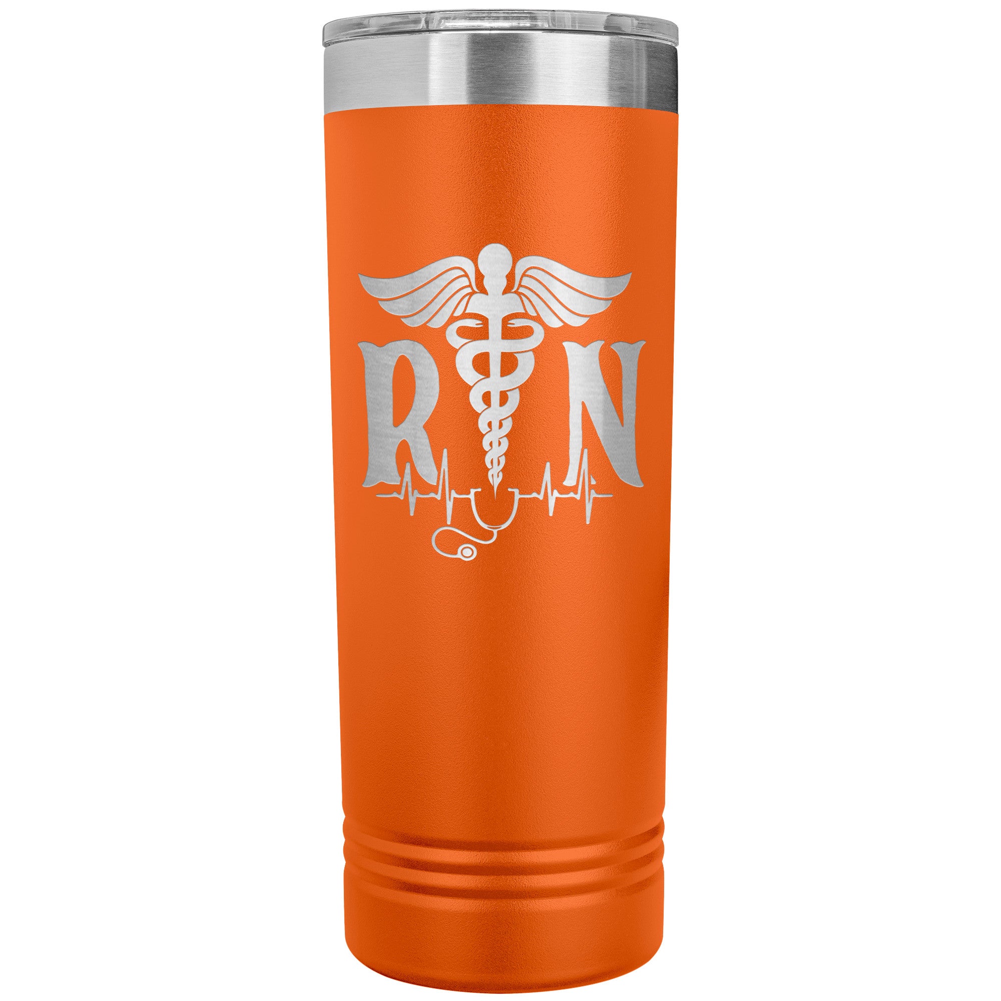 Stay Refreshed on Shift with our 22oz Registered Nurse Skinny Tumbler