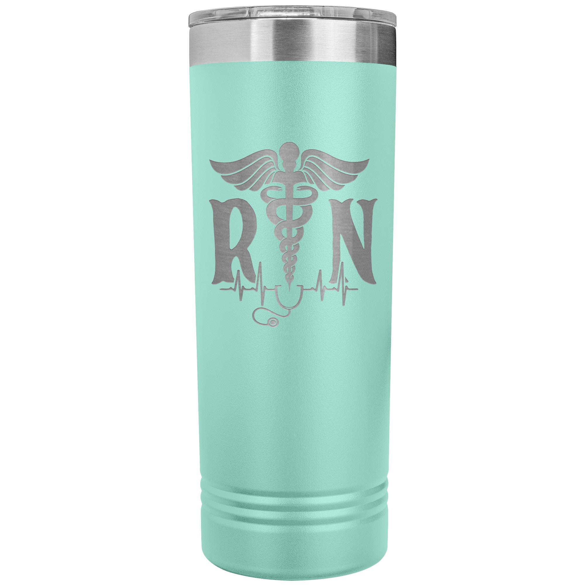 Stay Refreshed on Shift with our 22oz Registered Nurse Skinny Tumbler