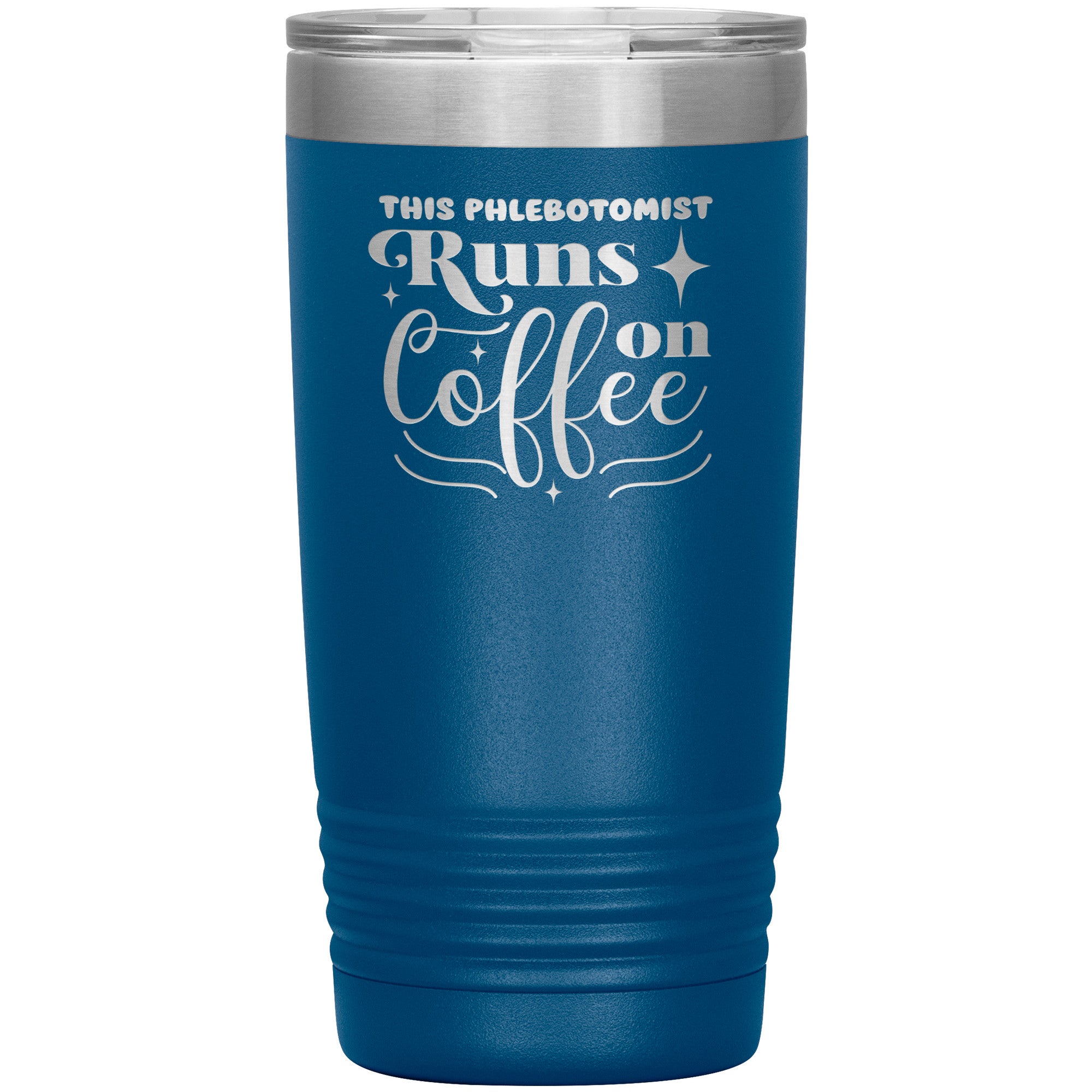 Timeless Sips: The 'This Phlebotomist Runs on Coffee' 20oz Insulated Tumbler