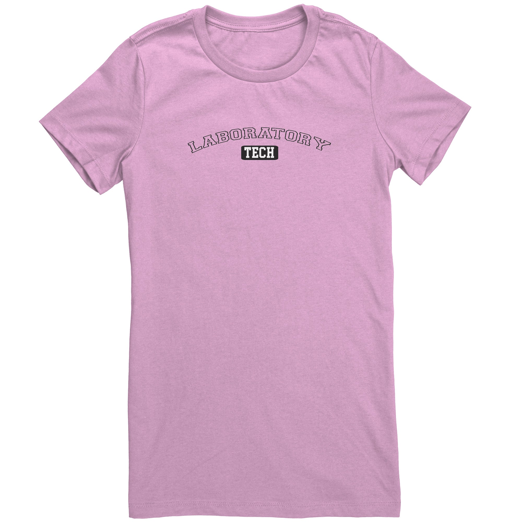 University-Style 'Laboratory Tech' Ladies Crew Neck T-Shirt