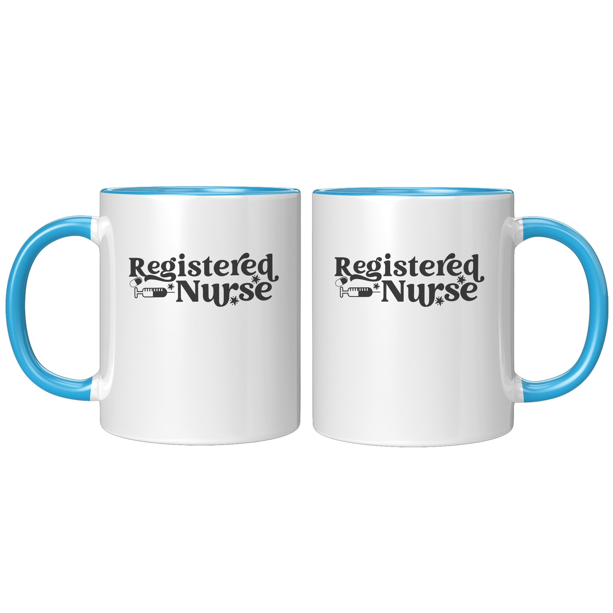 Vibrant 11 oz Registered Nurse Accent Mug - Add Color to Your Mornings!