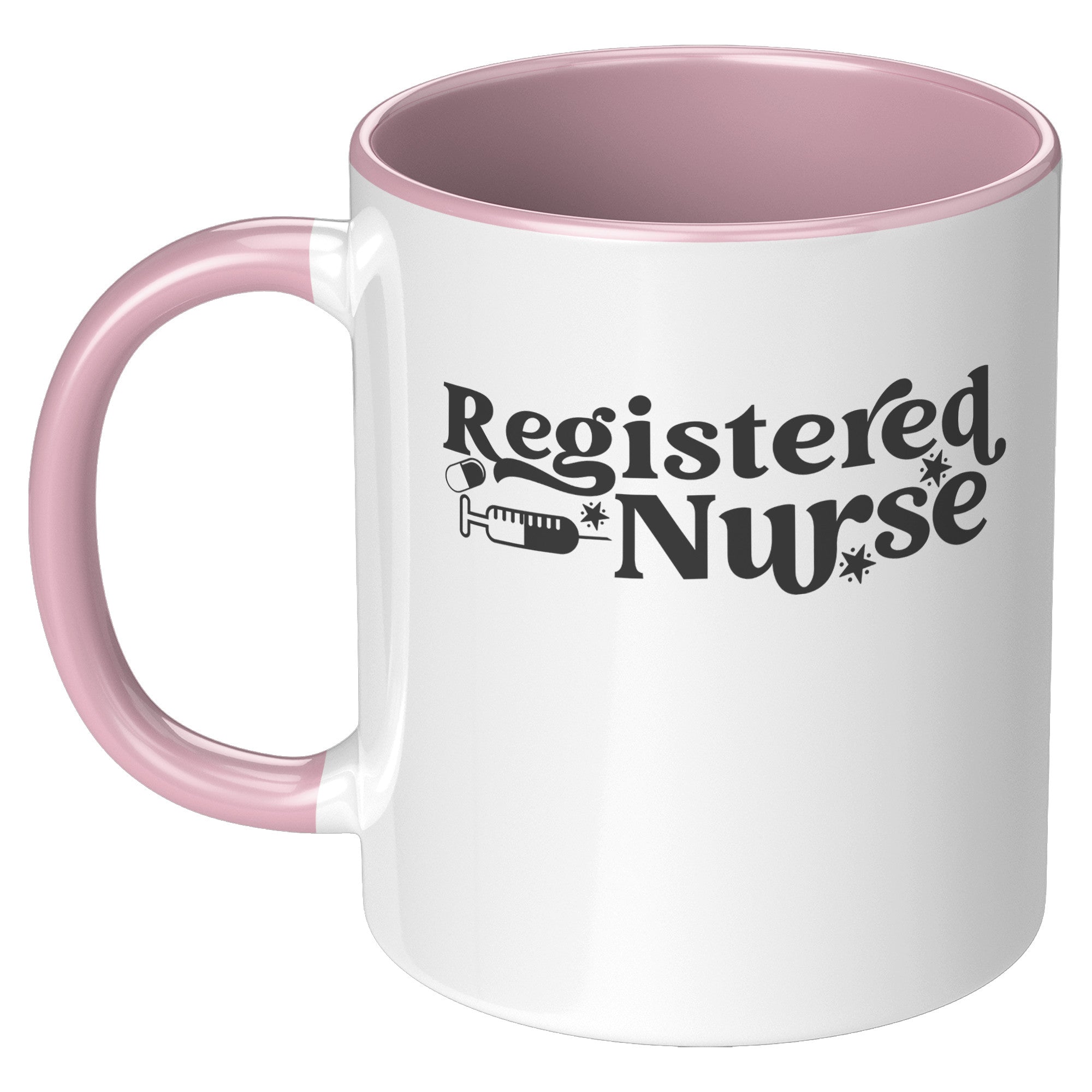 Vibrant 11 oz Registered Nurse Accent Mug - Add Color to Your Mornings!