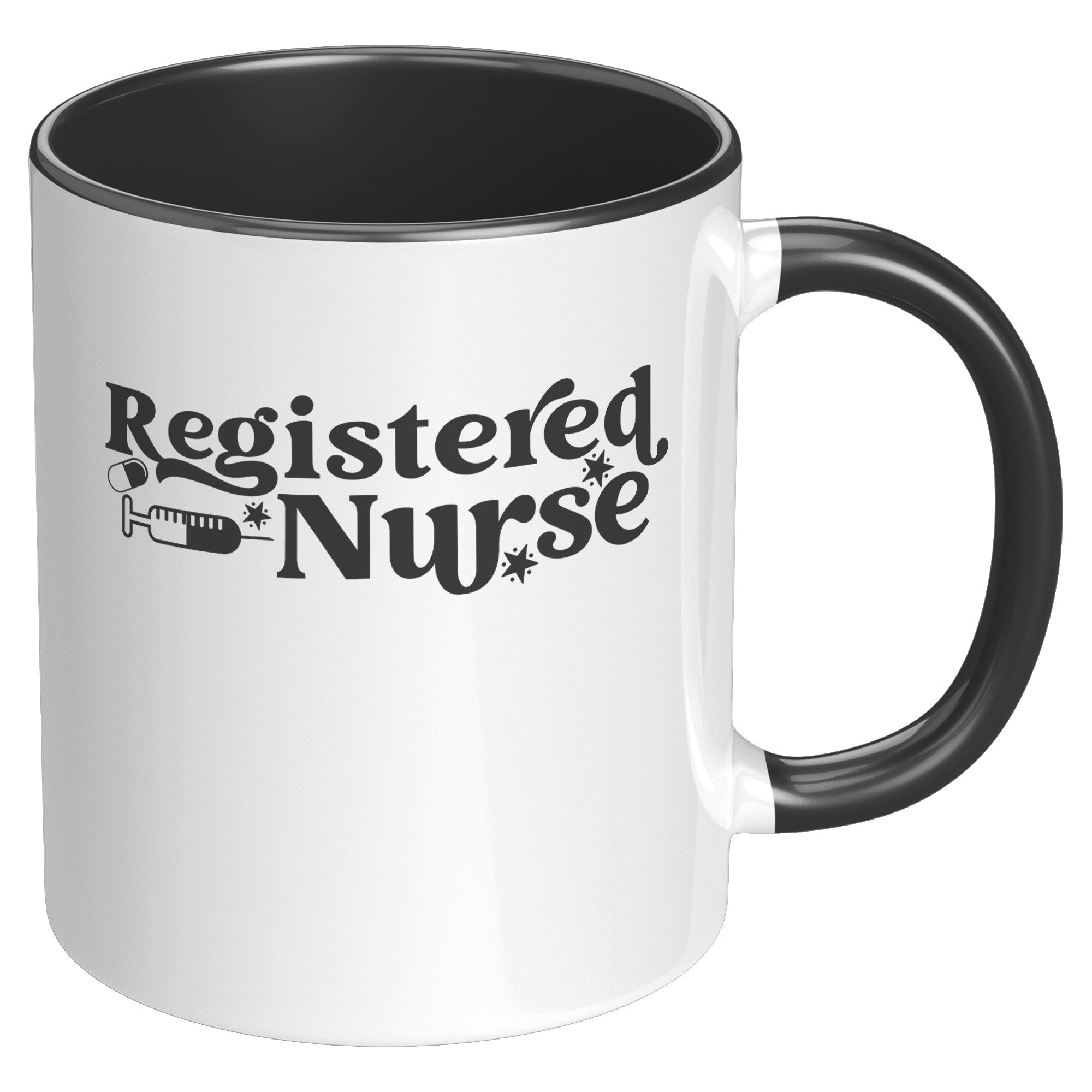 Vibrant 11 oz Registered Nurse Accent Mug - Add Color to Your Mornings!