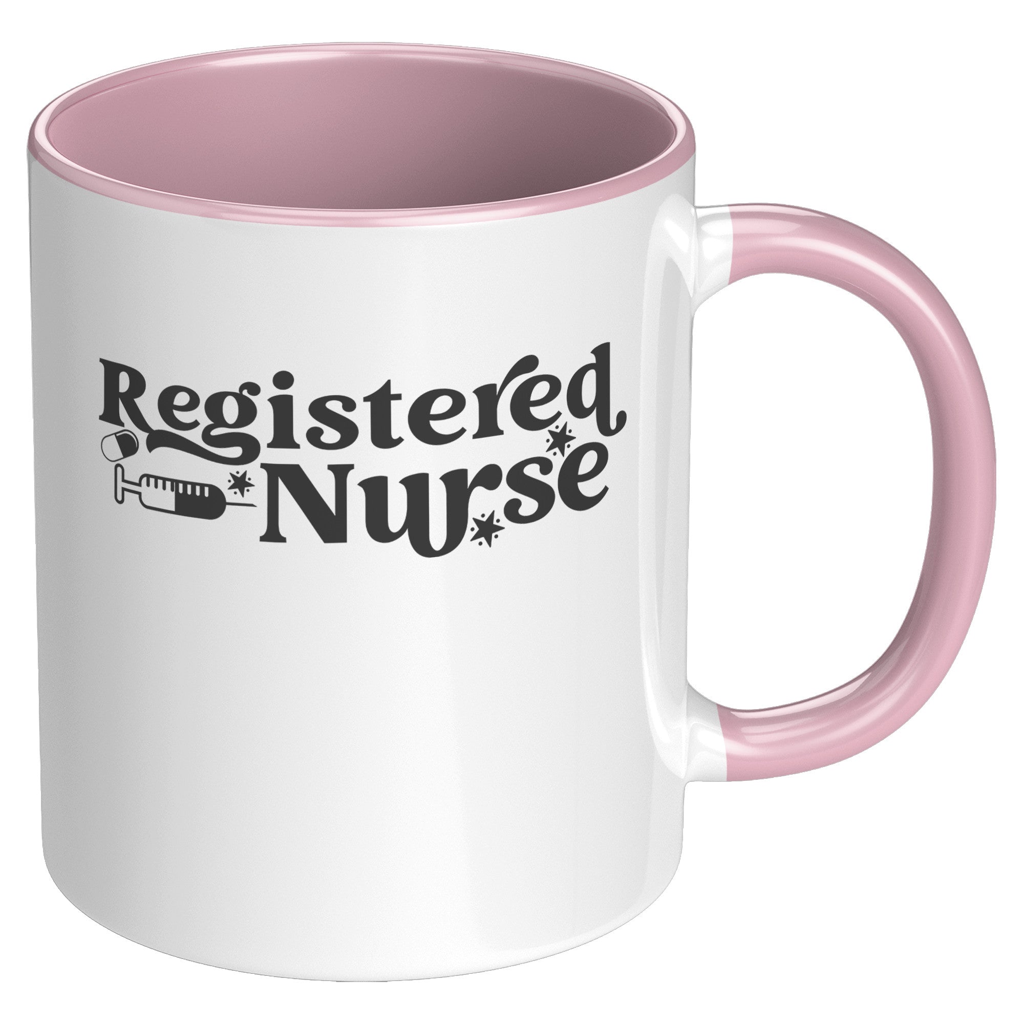 Vibrant 11 oz Registered Nurse Accent Mug - Add Color to Your Mornings!