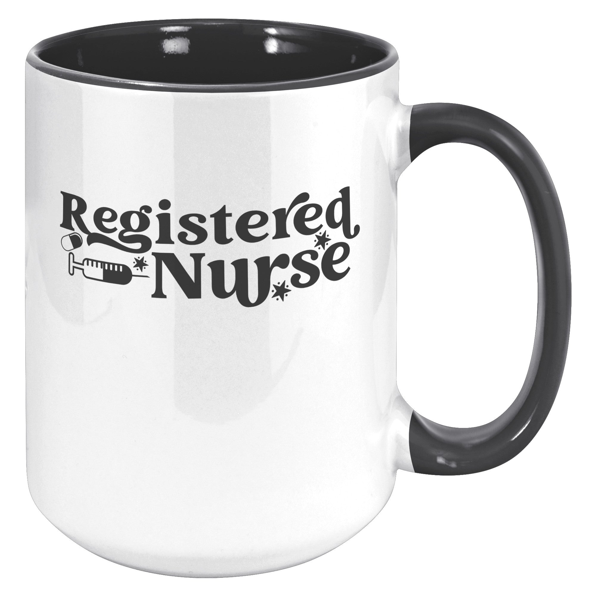 Vibrant 15 oz Registered Nurse Accent Mug - Add Color to Your Mornings!