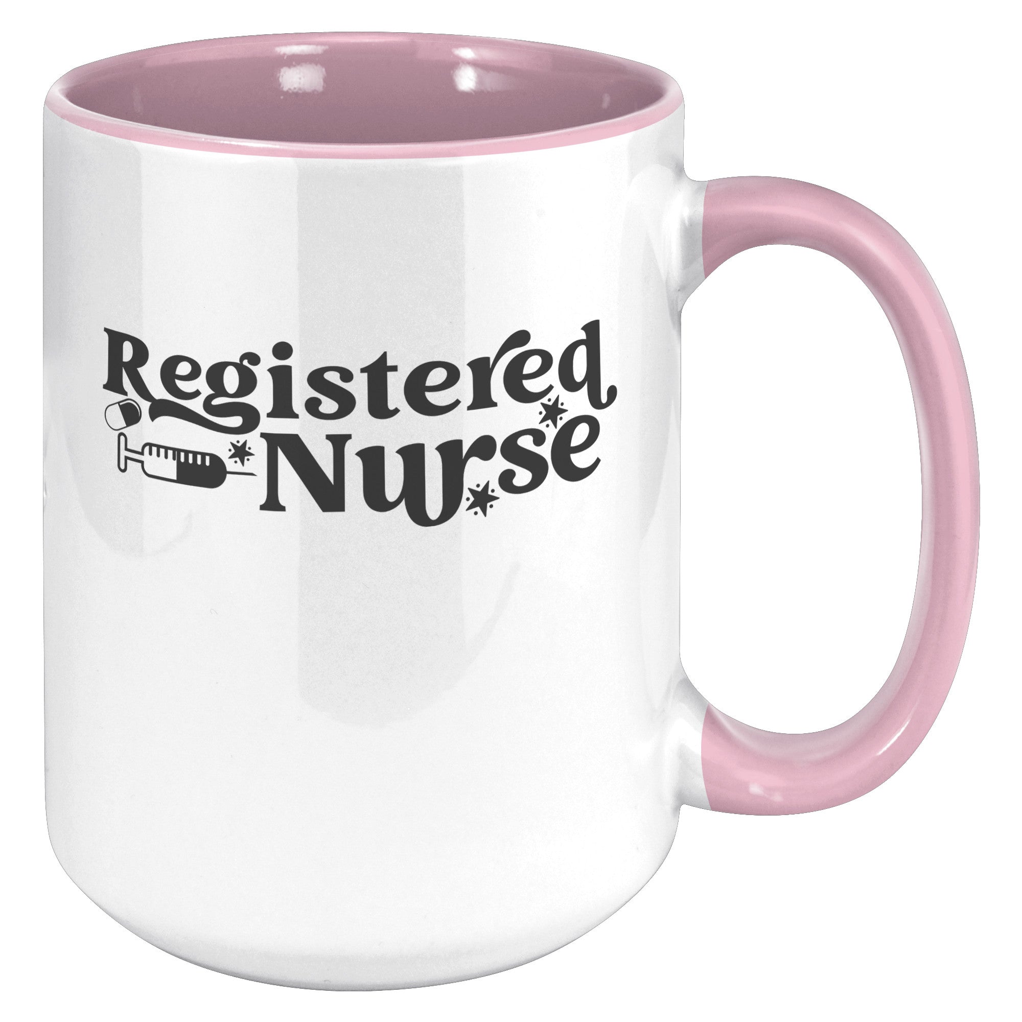 Vibrant 15 oz Registered Nurse Accent Mug - Add Color to Your Mornings!