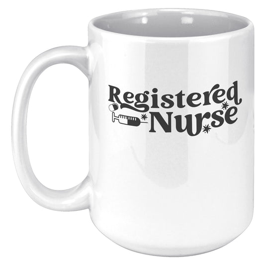 Vibrant 15 oz Registered Nurse Accent Mug - Add Color to Your Mornings!